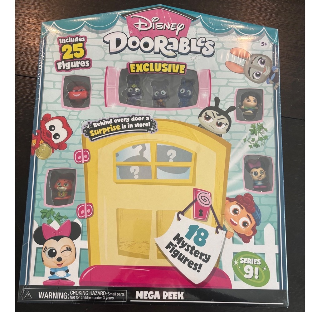 Disney Doorables Mega Peek Series 9 Exclusive 25 Figures Mystery Pack New